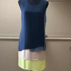 BCBGMaxAzria Lime and Black Dress